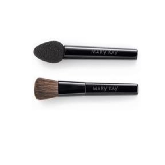 {Mary Kay} Eye Applicators | 2 Pack | Eyeshadow Sponge & Brush | New | NWT | NIP